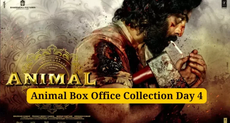 Animal Box Office Collection Day 4 - Ranbir Kapoor