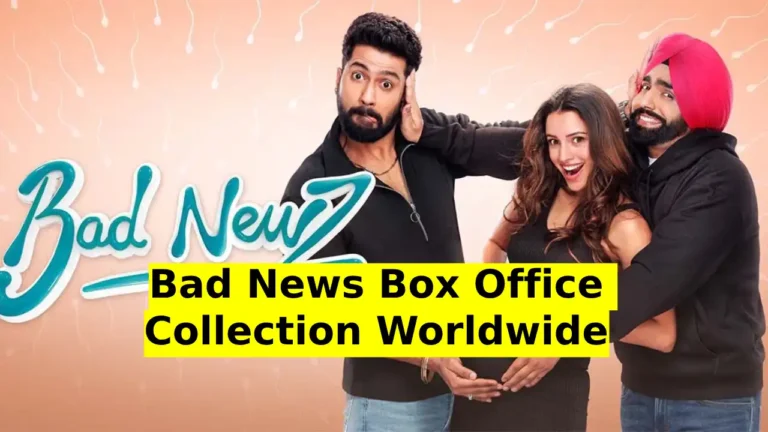 Bad News Box Office Collection Worldwide